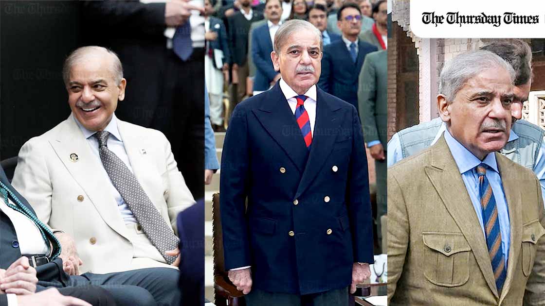 What began as praise for Shehbaz Sharif’s sharply cut suit quickly became a wider conversation about soft power, public image and the shifting global centre of classic menswear. — MONTAGE/THE THURSDAY TIMES
