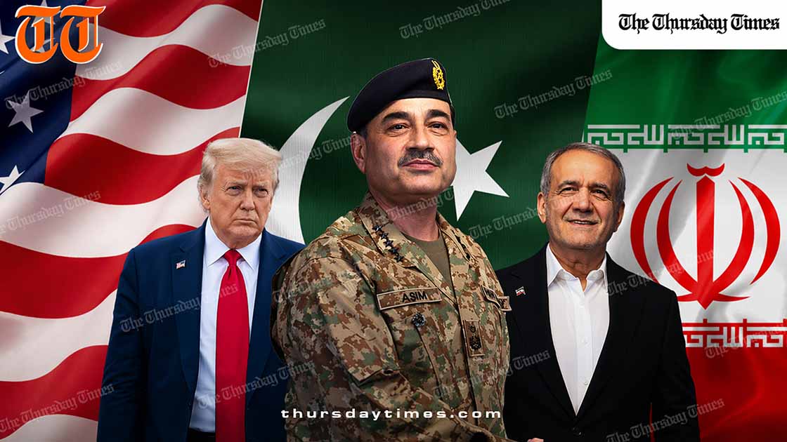 Pakistan’s army chief, Field Marshal Asim Munir, has emerged as an unlikely go-between in the U.S.-Iran crisis, placing Islamabad at the centre of a diplomatic effort that could reshape both regional politics and Pakistan’s own global standing. — MICHAEL MCCALL FOR THE THURSDAY TIMES