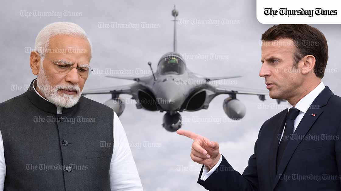 France’s reported refusal to give India access to Rafale core software and sensitive source codes has raised serious questions over India’s air-power sovereignty, indigenous weapons integration, and long-term defence self-reliance, turning a technical restriction into a much wider strategic dilemma. — FILE/THE THURSDAY TIMES