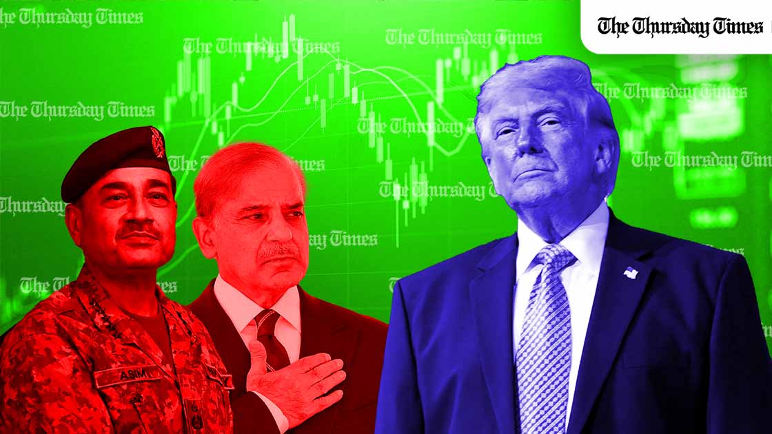 Traders are betting on whether President Donald Trump will visit Pakistan before the end of May, turning diplomatic whispers into a live geopolitical market. — MICHAEL MCCALL FOR THE THURSDAY TIMES
