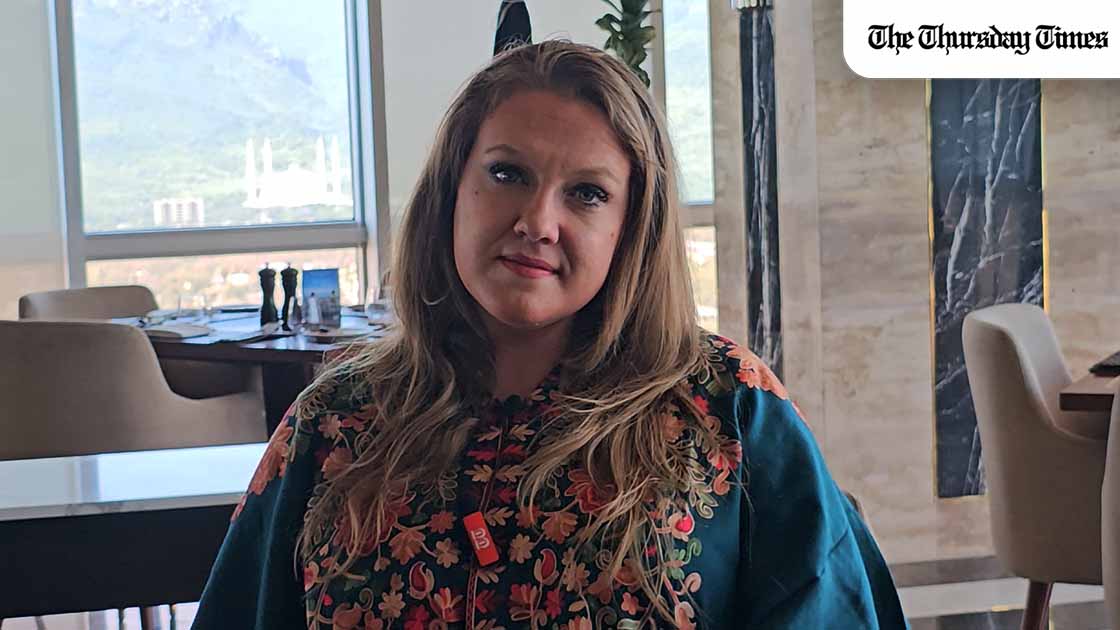 Caitlin Doornbos told The Thursday Times that her time in Islamabad had been marked by warmth, hospitality and an engaged public. — THE THURSDAY TIMES' ISLAMABAD BUREAU