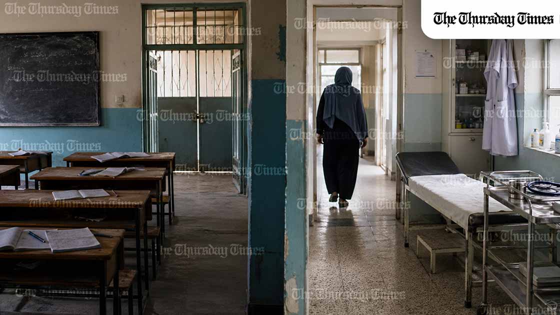 Restrictions on girls’ education and women’s employment under Taliban rule have raised fears of a shrinking female workforce in Afghanistan’s schools and health sector. — MICHAEL MCCALL FOR THE THURSDAY TIMES