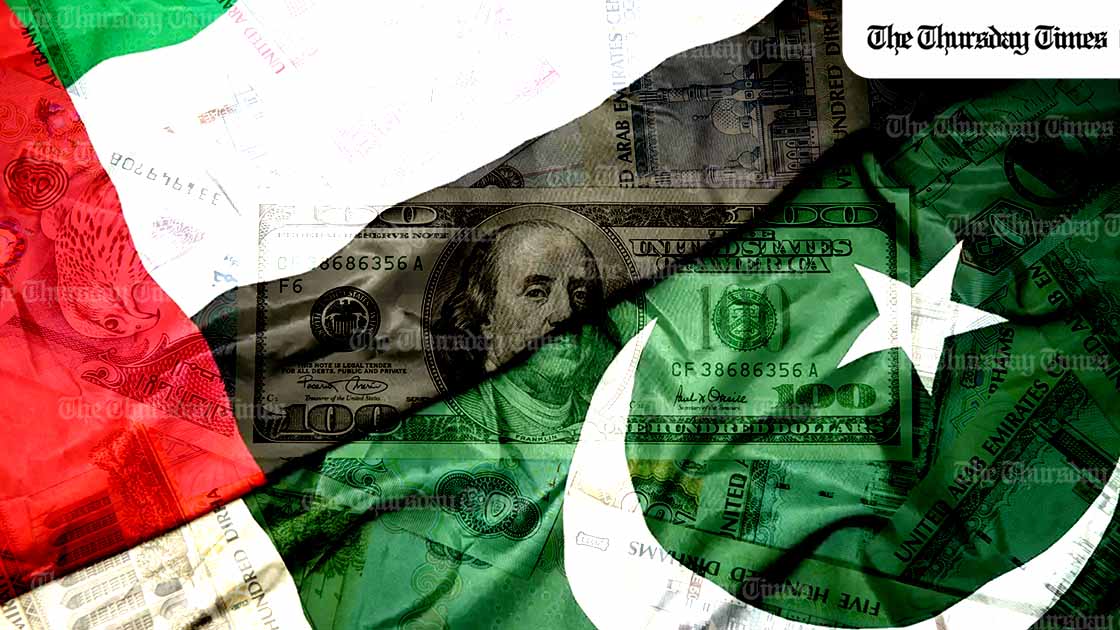 Pakistan says it will repay the remaining balance of a $3.5 billion UAE loan by April 23, betting that a timely payment and a pending IMF tranche will reassure investors and reinforce a fragile recovery. — MONTAGE/THE THURSDAY TIMES