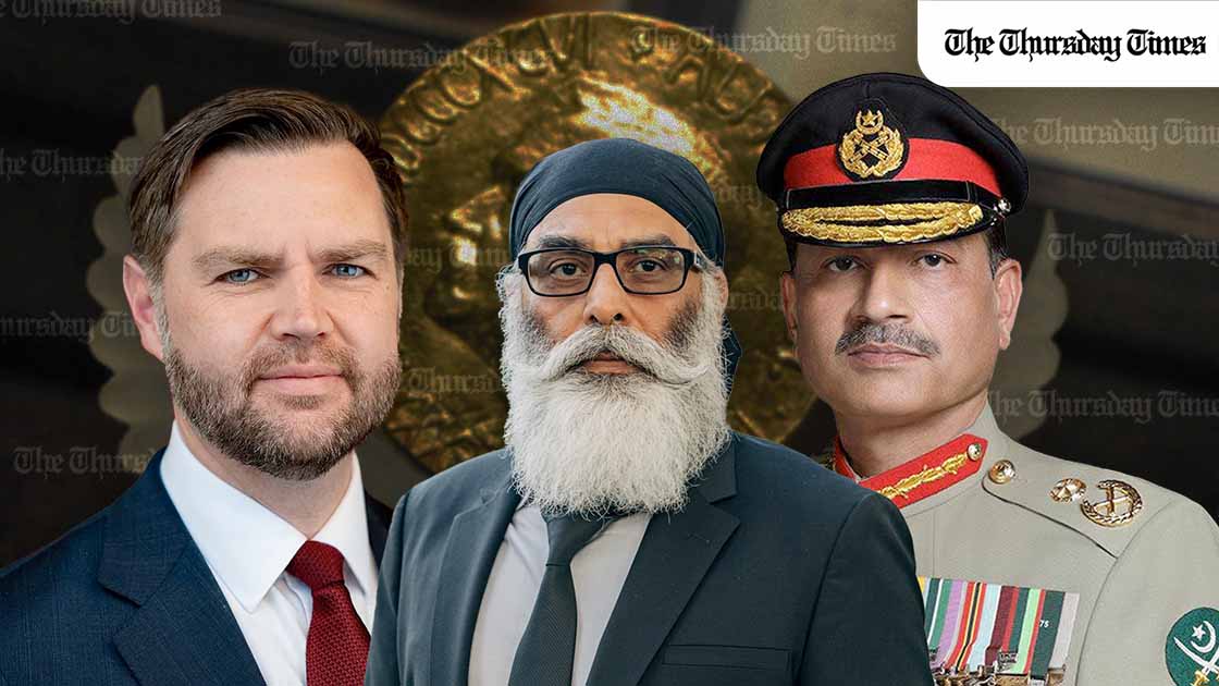 The submission, filed by the organisation Sikhs for Justice, argues that intervention at a critical moment helped preserve communication channels, suspend imminent escalation and establish conditions for a negotiated ceasefire. — MONTAGE/THE THURSDAY TIMES