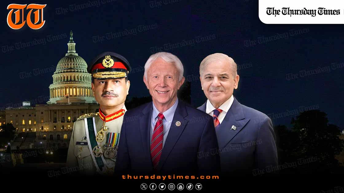 US Congressman Jack Bergman has written to PM Shehbaz Sharif and Field Marshal Asim Munir praising Pakistan's "true statesmanship" in the ongoing US-Iran peace talks. — FILE/THE THURSDAY TIMES