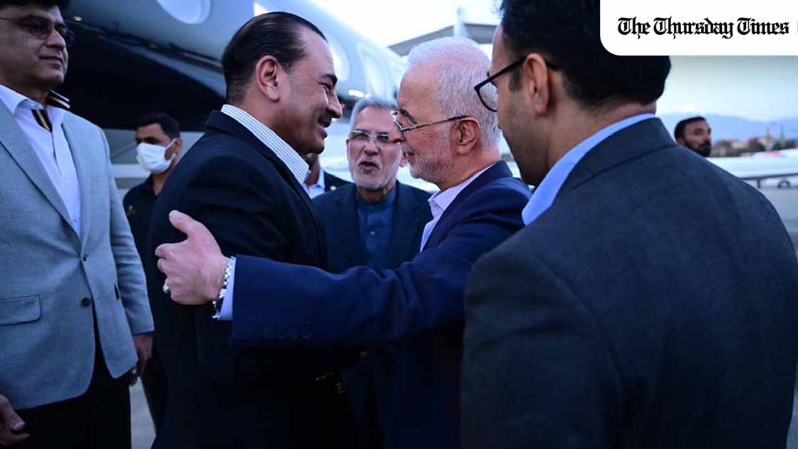 Pakistan's Field Marshal Asim Munir is greeted by Iranian officials on arrival at Tehran airport on 22 May 2026 as Pakistan leads mediation efforts in US-Iran peace negotiations. FILE