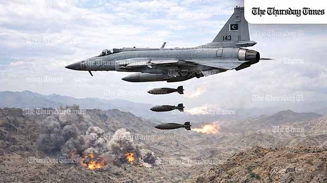 Pakistan says security forces killed 29 terrorists during Operation Ghazab-ul-Haq as intelligence based operations destroyed terrorist centres, weapons caches and militant infrastructure on both sides of the Pakistan-Afghanistan border. — FILE / THE THURSDAY TIMES