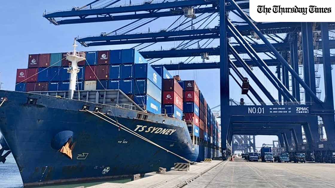 Pakistan’s ports are seeing a sharp rise in container and transshipment activity as Gulf shipping disruption redirects cargo towards Karachi, Port Qasim and Gwadar. — FILE