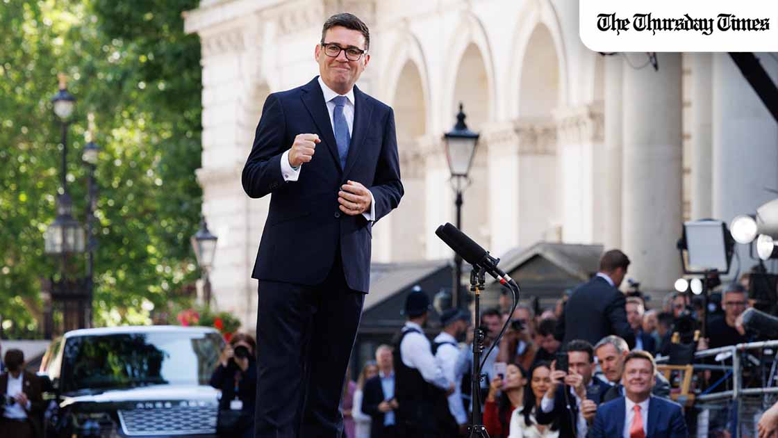 Andy Burnham has become the UK's 59th Prime Minister, succeeding Keir Starmer and becoming Britain's seventh premier in a decade. — PHOTO/UK PRIME MINISTER'S OFFICE
