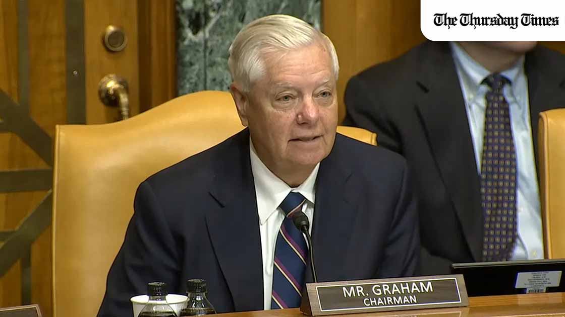 Senator Lindsey Graham, chairman of the Senate Budget Committee and a close Trump ally, has died aged 71. — FILE
