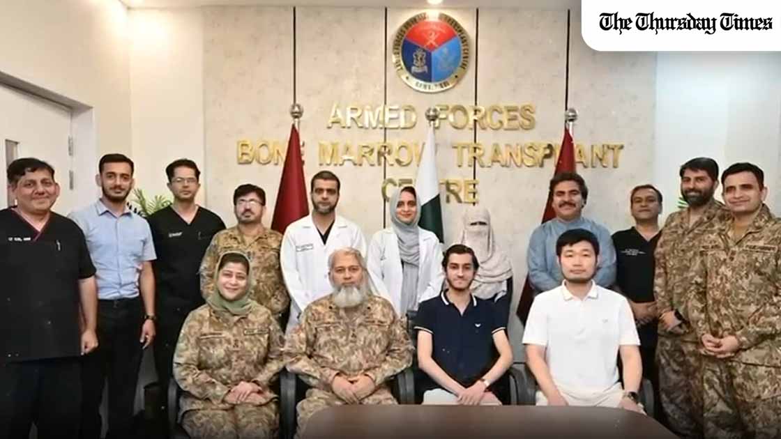 Pakistan has performed its first-ever CAR T-cell therapy at the Armed Forces Bone Marrow Transplant Centre, with a 21-year-old patient making a full recovery after the landmark procedure carried out by Army Medical Corps specialists. — FILE