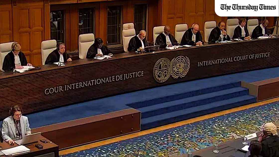 A file photo is shown of the International Court of Justice. — FILE/THE THURSDAY TIMES