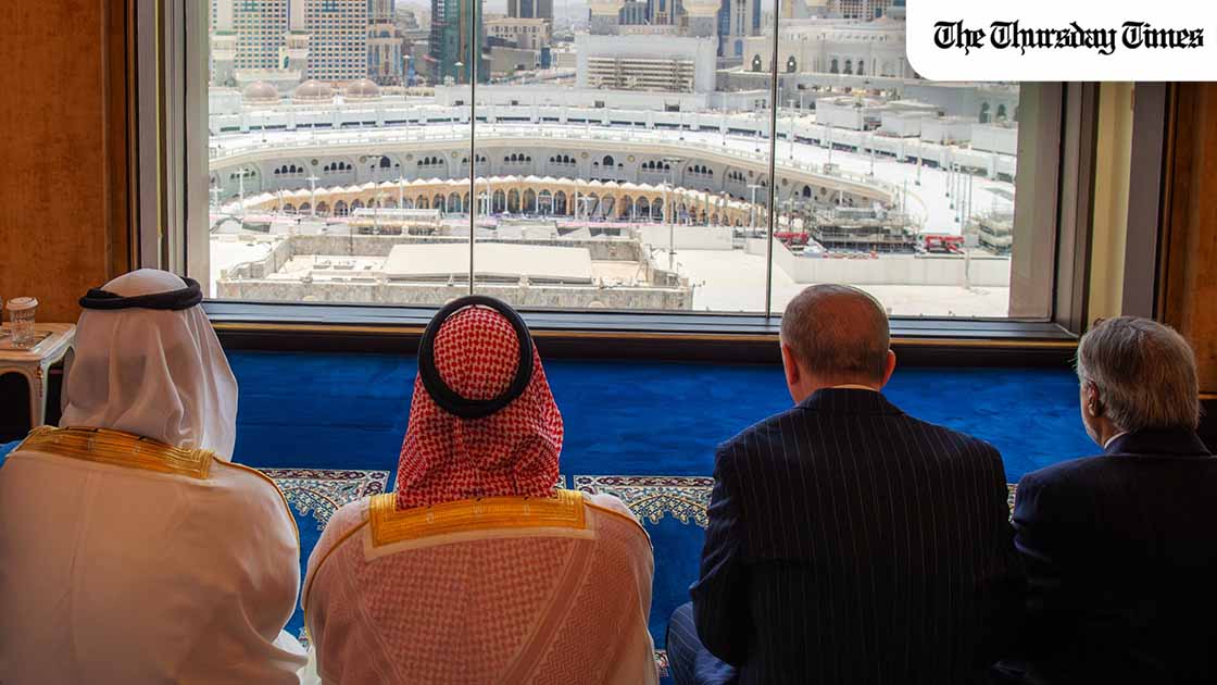 There is a particular kind of sentence that states write only when they mean it. An armed attack on Saudi Arabia, Turkey or Pakistan will be regarded as an attack on all three.