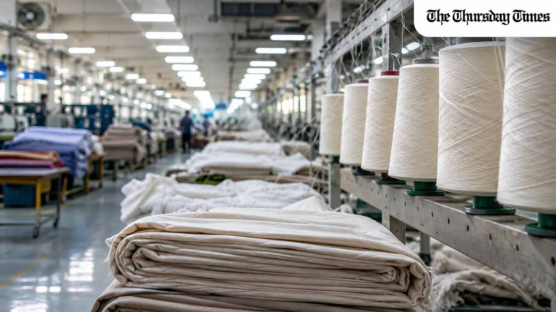 Pakistan's textile exports hit $1.833 billion in July, the highest monthly figure the sector has ever recorded. — FILE/THE THURSDAY TIMES