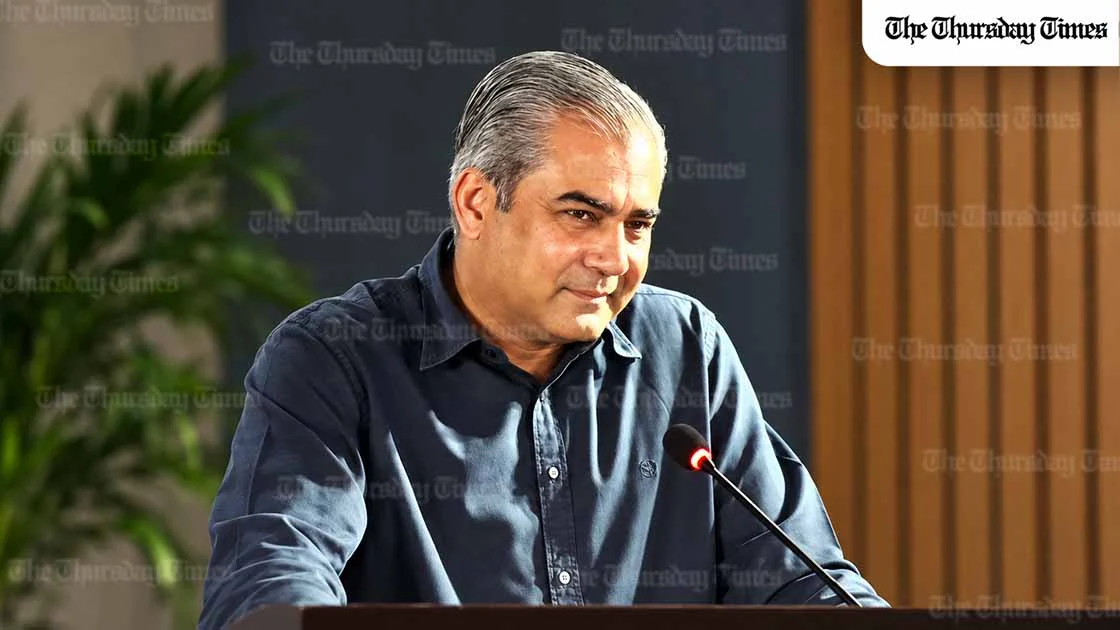 A file photo is shown of interior minister Mohsin Naqvi. — FILE/THE THURSDAY TIMES