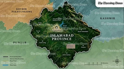 What a self-governing Islamabad could look like under the proposed provincial-style framework. ILLUSTRATION/THE THURSDAY TIMES