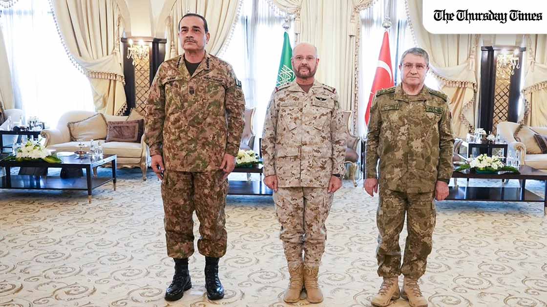 Pakistan, Saudi Arabia, and Turkiye's military chiefs hold urgent talks in Riyadh under the Makkah Defence Alliance. — FILE