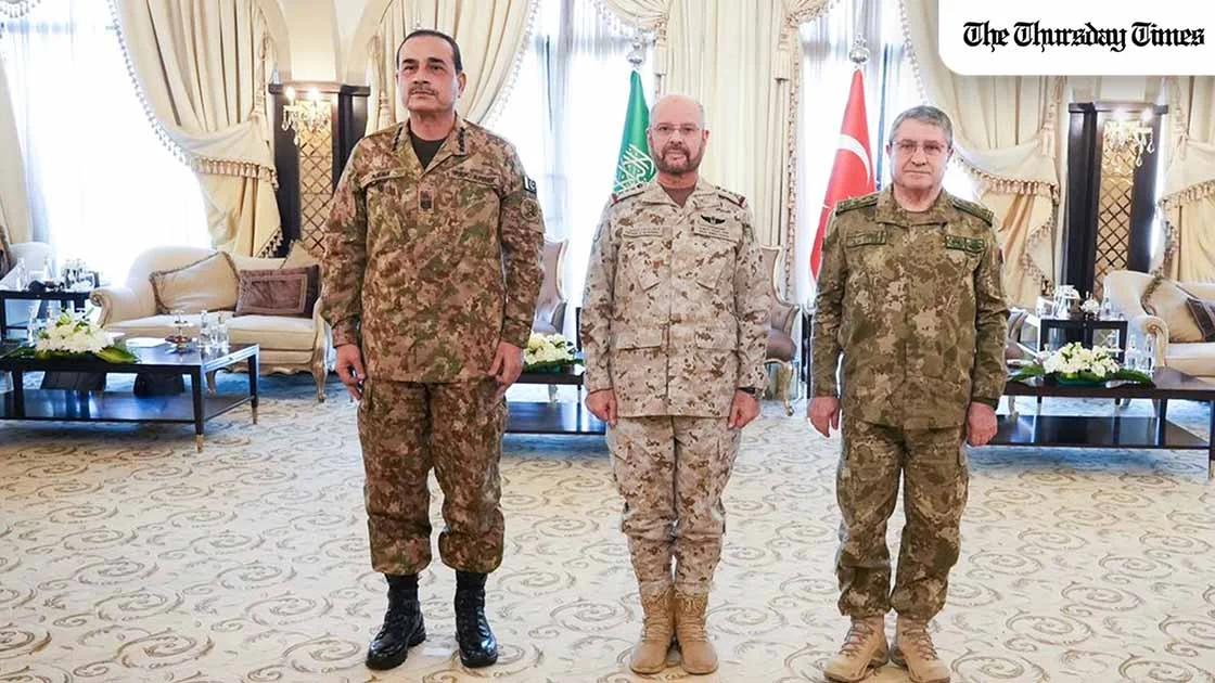 Pakistan, Saudi Arabia, and Turkiye's military chiefs hold urgent talks in Riyadh under the Makkah Defence Alliance. — FILE