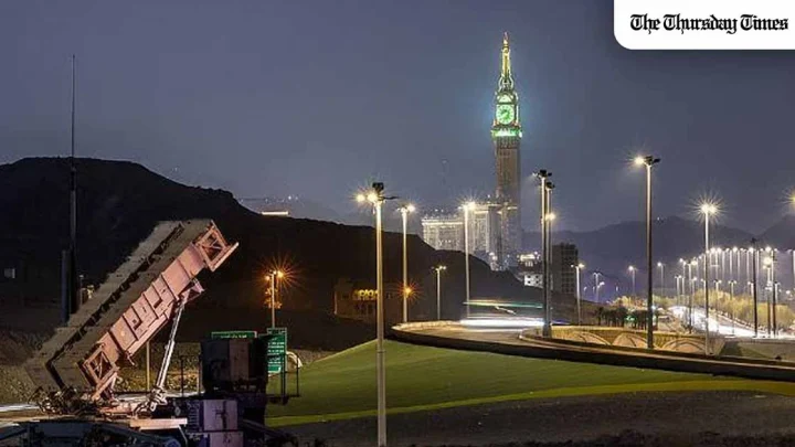 Saudi air defences intercepted a Houthi drone south of Mecca before it entered the holy city’s restricted airspace, which Riyadh has declared a “red line”. — FILE