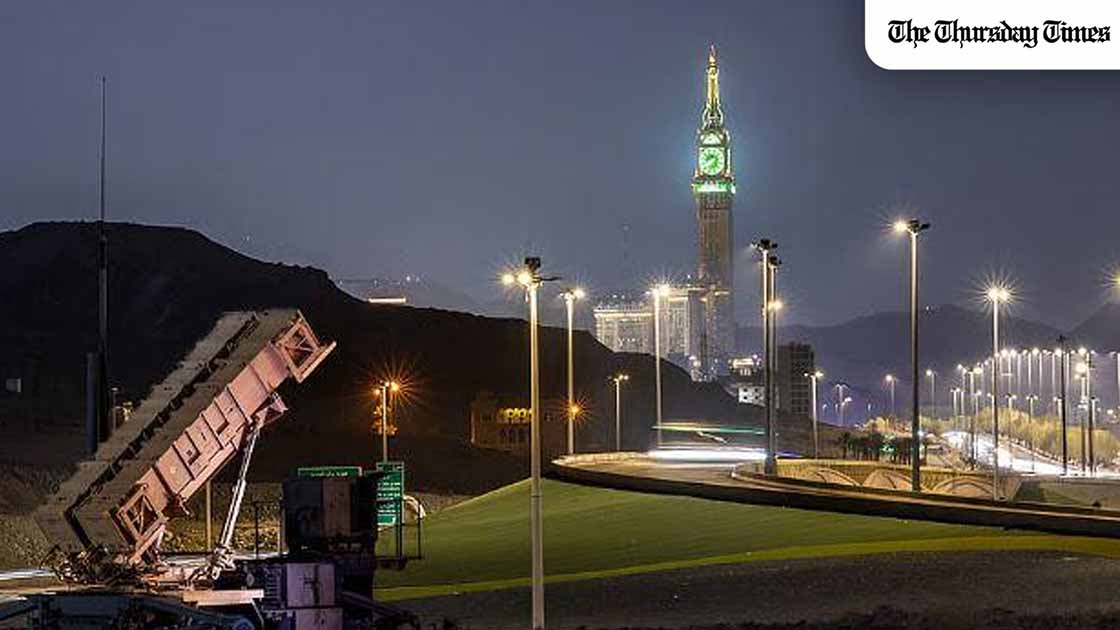 Saudi air defences intercepted a Houthi drone south of Mecca before it entered the holy city’s restricted airspace, which Riyadh has declared a “red line”. — FILE