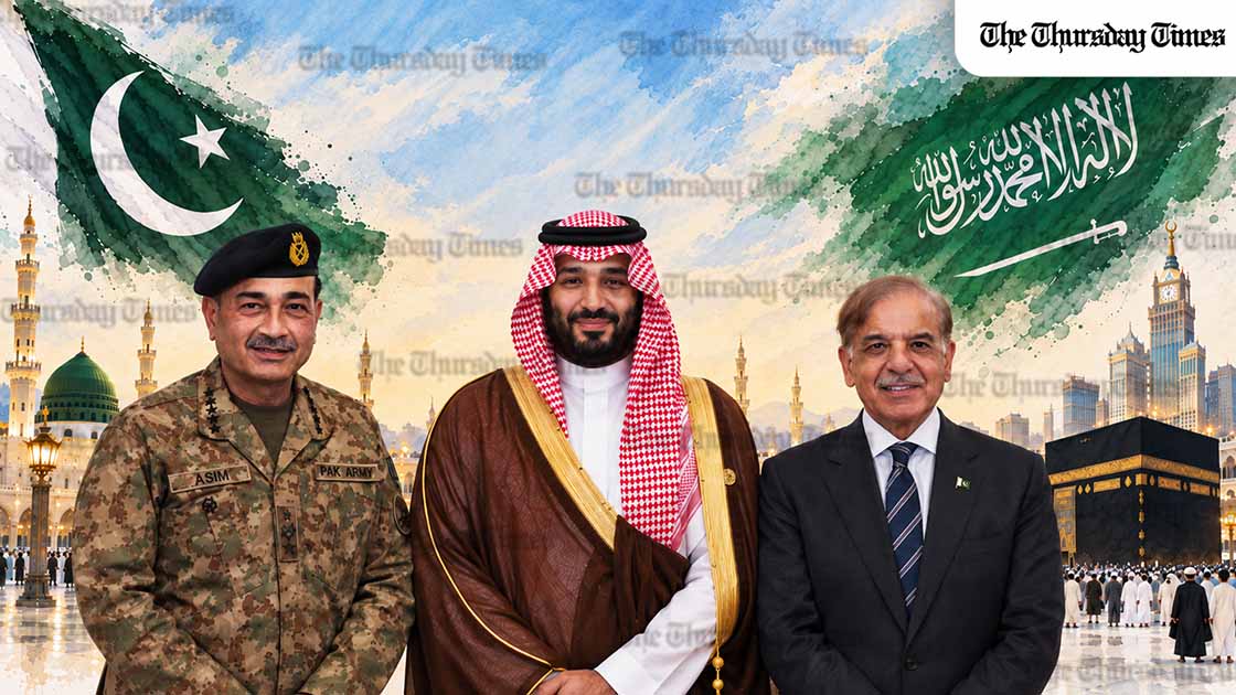 Pakistan has committed to defending Saudi Arabia to any extent. What that obliges has never been written down. — ILLUSTRATION/THE THURSDAY TIMES