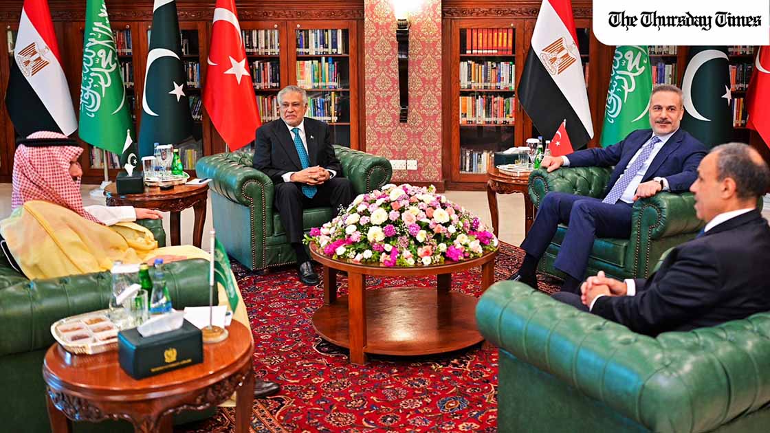 Pakistan joined Egypt, Indonesia, Jordan, Qatar, Saudi Arabia, Türkiye, and the UAE in a joint statement condemning remarks by Israeli ministers Ben-Gvir and Katz on displacing Palestinians from Gaza. — FILE/MOFA
