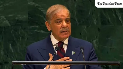 US President Trump shared an 87-second clip of PM Shehbaz Sharif's UN speech thanking him for his role in ending the India-Pakistan conflict. — FILE