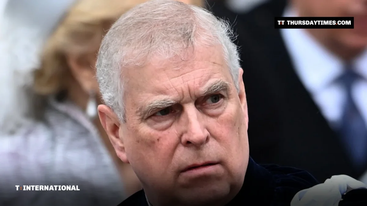 Andrew Mountbatten-Windsor in ceremonial robes