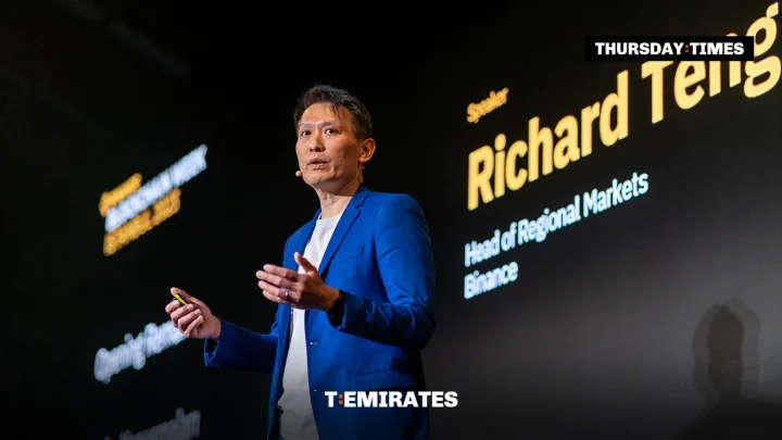 Binance co-chief executive Richard Teng, a former head of Abu Dhabi Global Market’s financial regulator, speaks at Binance Blockchain Week in Istanbul. — FILE/THE THURSDAY TIMES
