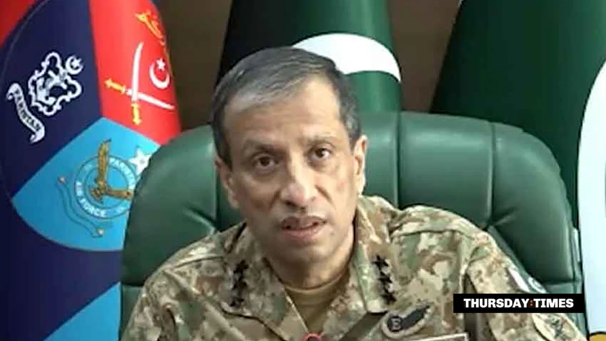 Lieutenant General Ahmed Sharif Chaudhry speaks to Independent Arabia — SCREENGRAB VIA INDEPENDENT ARABIA