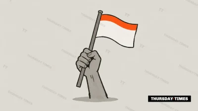 A flag in a protester's hand is a harder thing to criminalise than a slogan, and the movement's organisers appear to understand that. — MICHAEL MCCALL FOR THE THURSDAY TIMES